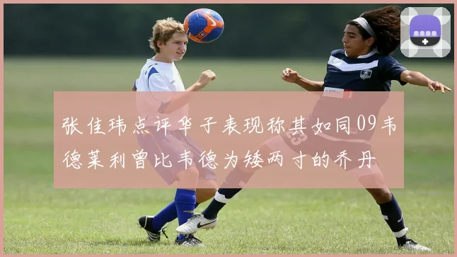 张佳玮点评华子表现称其如同09韦德莱利曾比韦德为矮两寸的乔丹